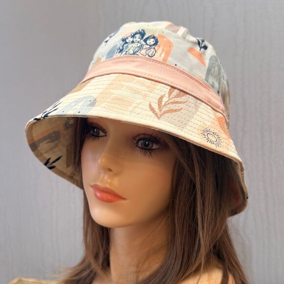 Disney Princesses Bucket Sun Hat Ariel Tiana Snow White Pastels - Picture 2 of 14